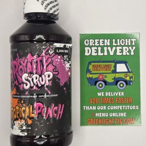 royalty resins 1000mg thc infused syrup (sticker)