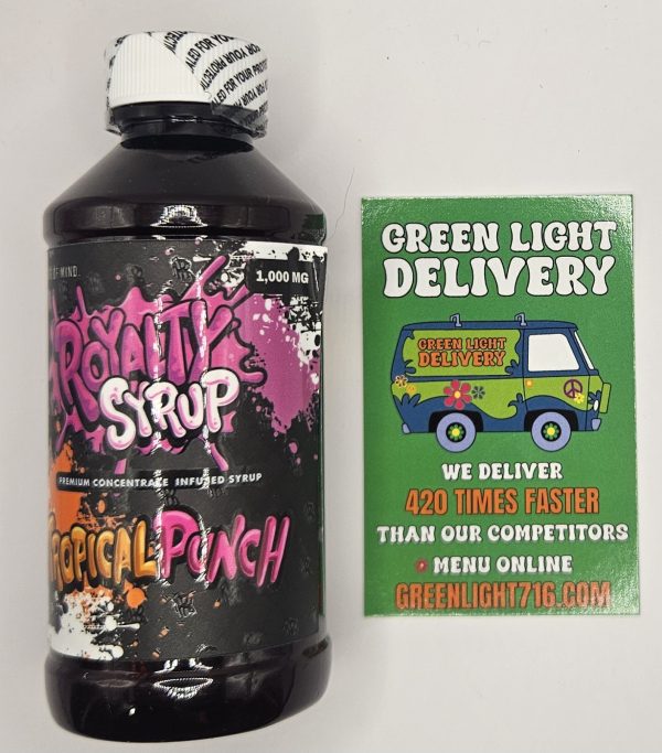 royalty resins 1000mg thc infused syrup (sticker)