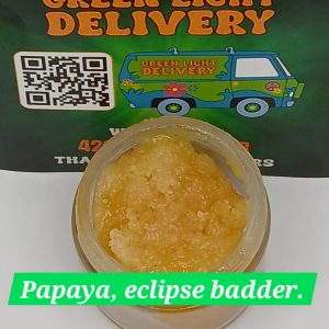 papaya eclipse badder   (sticker)