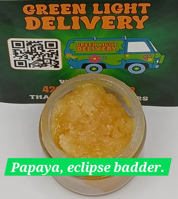 papaya eclipse badder   (sticker)