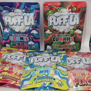 500MG puff LA Liquid diamond gummie (sticker)