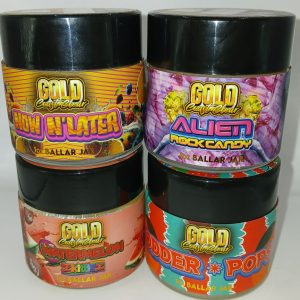 gold coast clear badder   (sticker)