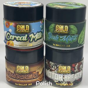gold coast clear badder   (sticker)