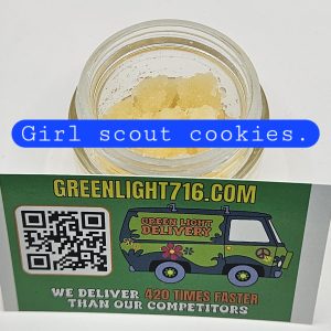 girl scout cookies  crumble (sticker)