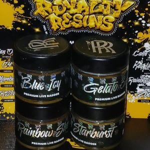 royalty resin badder   (sticker)