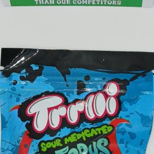 600MG trrlli sour medicated gummie (sticker)