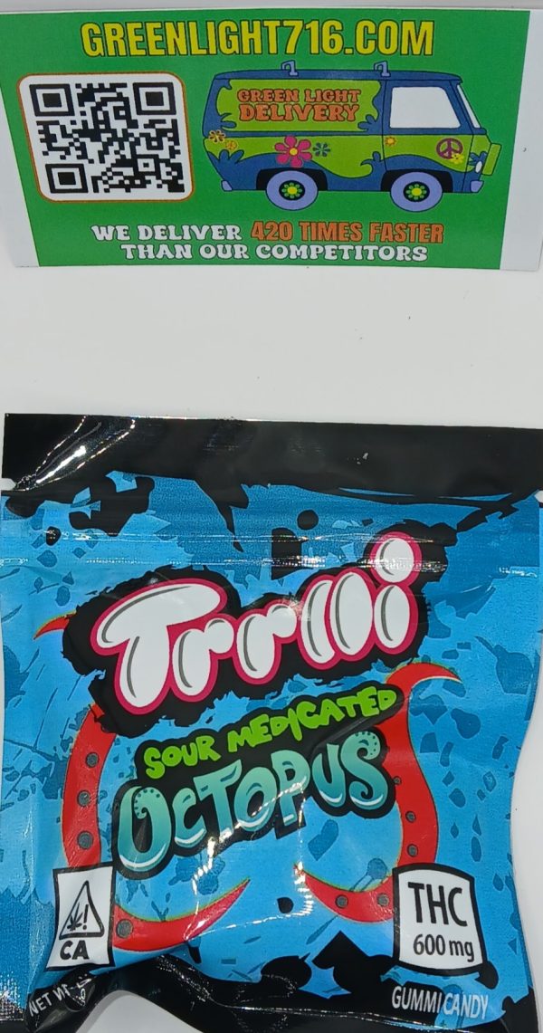600MG trrlli sour medicated gummie (sticker)
